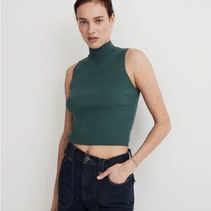 Madewell The Signature Knit Mockneck Sweater Tank